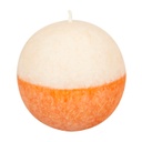 Aromagyertya gömb barack illattal 7 cm - CAPRI