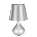 Asztali lámpa csepp alakú, ezüst - SOLINO
