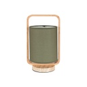 Asztali lámpa japán stílusú, khakizöld - LANTERNE