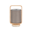 Asztali lámpa japán stílusú, szürke - LANTERNE