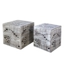 Asztalka szett, fa kocka - BOULEAU