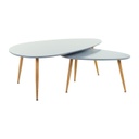 Asztalka szett, 2 db, szürke - STONE