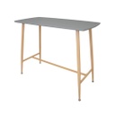 Bárasztal, 120x60 cm, szürke - STOCKHOLM