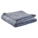 Bársony hatású ágysál, rojtokkal, 80x180 cm, szürkésbarna - DOUCEUR