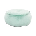 Bársony szövet puff, menta - PACHA