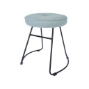 Bársony tapintású szövet szék, menta - CANDY