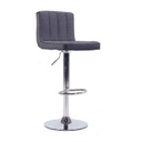 Bárszék, világosszürke szövet-króm - SUNNY