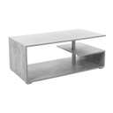 Beton hatású dohányzóasztal, halványszürke - ESCARGOT