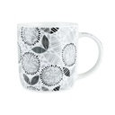 Bögre 390 ml, virágos - FEUILLE