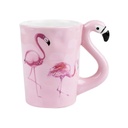 Bögre flamingós, rózsaszín - FLAMINGO