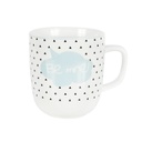 Bögre kék feirattal - STAY POSITIVE