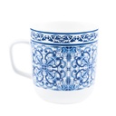 Bögre kék, keresztmozaik mintás - MOSAIQUE EN BLEU