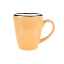 Bögre kötött mintával, 2dl, sárga - FRANQUETTE