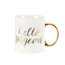 Bögre, arany hello gorgeous felirattal - GOLDEN