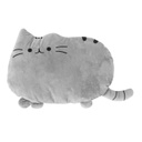 Cica formájú díszpárna, szürke - MIAOU