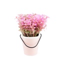 Cserepes művirág 12,5 cm, rózsaszín - PRINTEMPS