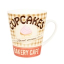 Cupcake bögre rózsaszín 3 dl - CUPCAKE