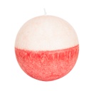 Díszgyertya gömb áfonya illattal, piros - MYRTILLES