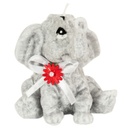 Díszgyertya elefánt szürke 9 cm - ELEFANT