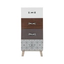 Dekor tároló 4 fiókos - ALABAMA