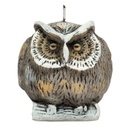 Díszgyertya bagoly 7 cm - OWL