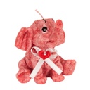 Díszgyertya elefánt piros 9 cm - ELEFANT