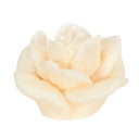 Díszgyertya krémszín rózsa, rózsa illattal 5 cm - ROSE
