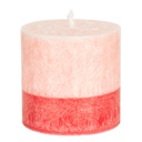 Díszgyertya kis henger áfonya illattal, piros - MYRTILLES