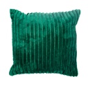 Díszpárna flanel, sötétzöld - RIZIERE