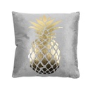 Díszpárna szürke, ananász - ANANAS