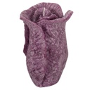 Díszgyertya lila rózsa, rózsa illattal 11 cm - ROSE