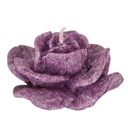 Díszgyertya lila rózsa, rózsa illattal 5 cm - ROSE