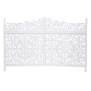 Díszített fejtámla 180-as ágyhoz, fehér - CEYLAN