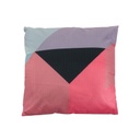 Díszpárna háromszög mintás, sötét - MOTIF SCANDI