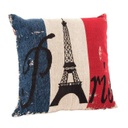 Díszpárna Párizs mintával - VIVE LA FRANCE