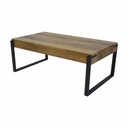 Dohányzóasztal fekete lábakkal, 110x64 cm - VILLA REAL