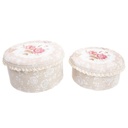 Doboz szett rózsa mintával 2db-os - LOUANE