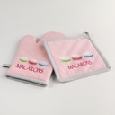 Edényfogó kesztyű és alátét, macaronos - HAPPY COCTAIL