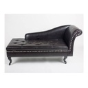 Elegáns szófa, sötétbarna műbőr - MARQUIS