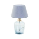 Elegáns üveglámpa, szürke - CHIC