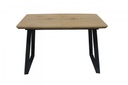 Étkezőasztal nagyobbítható, 120x80 cm, barna főrisfa - GOELETTE
