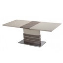 Étkezőasztal antik tölgy díszítéssel nagyobbítható, 160x90 cm, barna - MYKERINOS