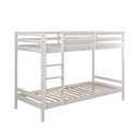 Emeletes ágykeret, 90x200 cm, fehér - A DEUX C'EST MIEUX