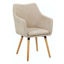 Étkezőfotel, bézs - BROOKLIN