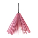 Exkluzív függesztett mennyezeti lámpa, kiszélesedő, rózsaszín  - HABILLÉE