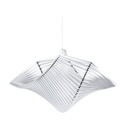 Exkluzív függesztett mennyezeti lámpa, hajlított, fehér   - POISE
