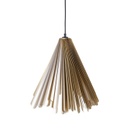 Exkluzív függesztett mennyezeti lámpa, kiszélesedő, arany  - HABILLÉE