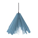 Exkluzív függesztett mennyezeti lámpa, kiszélesedő, sötétkék  - HABILLÉE