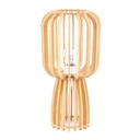 Fa asztali lámpa, natúr - LASIOCAMPA