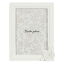 Fa képkeret rózsával 11x16 cm- CYNTHIA